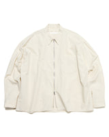 SOPHNET. 25S/S ORGANIC COTTON ZIP SHIRT [ SOPH-250030 ]