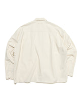 SOPHNET. 25S/S ORGANIC COTTON ZIP SHIRT [ SOPH-250030 ]