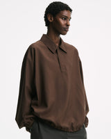 SOPHNET. 25A/W WASHABLE SUMMER WOOL POLO SHIRT [ SPNT-252012 ]