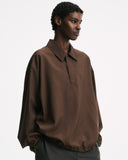SOPHNET. 25A/W WASHABLE SUMMER WOOL POLO SHIRT [ SPNT-252012 ]