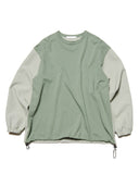 SOPHNET. 25A/W FABRIC-MIX L/S TOP [ SPNT-252022 ]
