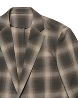 SOPHNET. 25A/W HIGH-TWIST OMBRE CHECK JACKET [ SPNT-252029 ]