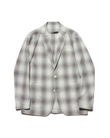 SOPHNET. 25A/W HIGH-TWIST OMBRE CHECK JACKET [ SPNT-252029 ]