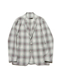 SOPHNET. 25A/W HIGH-TWIST OMBRE CHECK JACKET [ SPNT-252029 ]