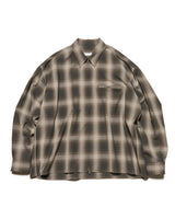 SOPHNET. 25A/W HIGH-TWIST OMBRE CHECK ZIP BLOUSON [ SPNT-252030 ]