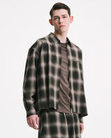 SOPHNET. 25A/W HIGH-TWIST OMBRE CHECK ZIP BLOUSON [ SPNT-252030 ]