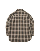 SOPHNET. 25A/W HIGH-TWIST OMBRE CHECK SKIPPER SHIRT [ SPNT-252031 ]