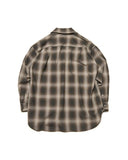 SOPHNET. 25A/W HIGH-TWIST OMBRE CHECK SKIPPER SHIRT [ SPNT-252031 ]