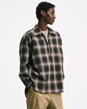 SOPHNET. 25A/W HIGH-TWIST OMBRE CHECK SKIPPER SHIRT [ SPNT-252031 ]