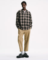 SOPHNET. 25A/W HIGH-TWIST OMBRE CHECK SKIPPER SHIRT [ SPNT-252031 ]