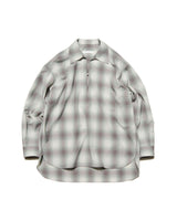 SOPHNET. 25A/W HIGH-TWIST OMBRE CHECK SKIPPER SHIRT [ SPNT-252031 ]