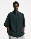 SOPHNET. 25A/W HIGH-TWIST POPLIN RELAX-FIT S/S SHIRT [ SPNT-252036 ]