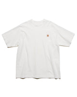 SOPHNET. 25A/W LEATHER PATCH WIDE TEE [ SPNT-252058 ]