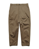 SOPHNET. 25A/W COTTON STRETCH TWILL TAPERED CROPPED PANTS [ SPNT-252059 ]