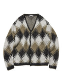 SOPHNET. 25A/W MOHAIR ARGYLE CARDIGAN [ SPNT-252080 ]
