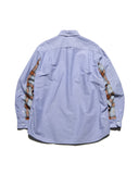 SOPHNET. 26S/S CHECK PANELED B.D SHIRT [ SPNT-260002 ]