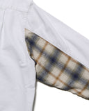 SOPHNET. 26S/S CHECK PANELED B.D SHIRT [ SPNT-260002 ]