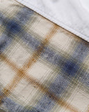 SOPHNET. 26S/S CHECK PANELED B.D SHIRT [ SPNT-260002 ]