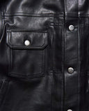 SOPHNET. 26S/S LEATHER TRUCKER JACKET [ SPNT-260004 ]