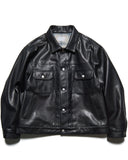 SOPHNET. 26S/S LEATHER TRUCKER JACKET [ SPNT-260004 ]