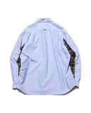 SOPHNET. 26A/W CHECK PANELED B.D SHIRT [ SPNT-262007 ]