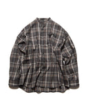 SOPHNET. 26A/W WASHBLE WOOL BAND COLLAR SHIRT [ SPNT-262020 ]