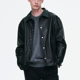 SOPHNET. 26A/W LEATHER COACH BLOUSON [ SPNT-262029 ]