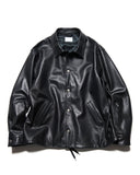 SOPHNET. 26A/W LEATHER COACH BLOUSON [ SPNT-262029 ]