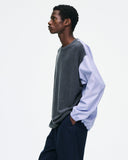 [ Pre-order ] SOPHNET. 26A/W FABRIC-MIX L/S TOP [ SPNT-262045 ]