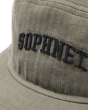 [ Pre-order ] SOPHNET. 26A/W DAMAGED COLLEGE LOGO CAP [ SPNT-262050 ]