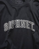 [ Pre-order ] SOPHNET. 26A/W COLLEGE LOGO COLOR RIBBED L/S WIDE TEE [ SPNT-262071 ]