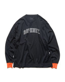 SOPHNET. 26A/W COLLEGE LOGO COLOR RIBBED L/S WIDE TEE [ SPNT-262071 ]