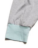 [ Pre-order ] SOPHNET. 26A/W COLLEGE LOGO COLOR RIBBED L/S WIDE TEE [ SPNT-262071 ]