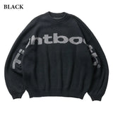 TIGHTBOOTH 24A/W BIG LOGO KNIT SWEATER [ FW24-KN02 ]