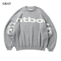 TIGHTBOOTH 24A/W BIG LOGO KNIT SWEATER [ FW24-KN02 ]