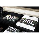 the POOL aoyama AMKK PROJECT FLOWER HIGHLIGHT POOL TEE