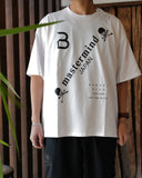 mastermind JAPAN x BONERA DIAG SHORT SLEEVE T-SHIRT [ MJ26C17-TS324 ]