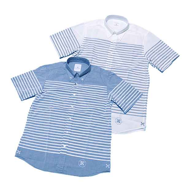 uniform experiment S/S PANEL BORDER B.D SHIRT