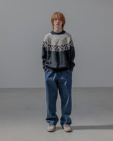 uniform experiment 24A/W NORDIC CREWNECK SWEATER [ UE-242019 ]