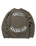 uniform experiment 24A/W CHENILLE SWEATSHIRT [ UE-242024 ]