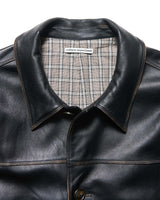 uniform experiment 25A/W LEATHER CAR COAT [ UE-252000 ]