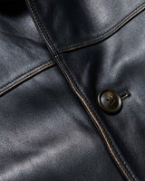 uniform experiment 25A/W LEATHER CAR COAT [ UE-252000 ]