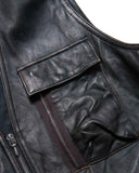 uniform experiment 25A/W LEATHER 4POCKET VEST [ UE-252001 ]