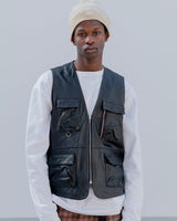 uniform experiment 25A/W LEATHER 4POCKET VEST [ UE-252001 ]