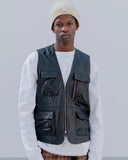 uniform experiment 25A/W LEATHER 4POCKET VEST [ UE-252001 ]