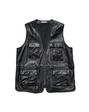 uniform experiment 25A/W LEATHER 4POCKET VEST [ UE-252001 ]