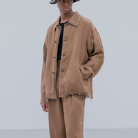uniform experiment 25A/W BRUSHED LINEN CUT-OFF JACKET [ UE-252003 ]