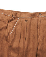 uniform experiment 25A/W BRUSHED LINEN CUT-OFF PANTS [ UE-252004 ]