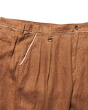 uniform experiment 25A/W BRUSHED LINEN CUT-OFF PANTS [ UE-252004 ]
