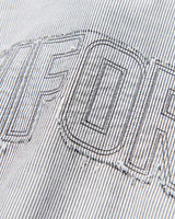 uniform experiment 25A/W CUT-OUT LOGO STRIPE SHIRT [ UE-252016 ]